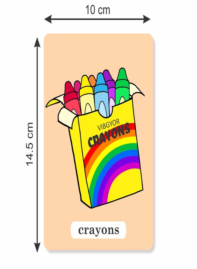 Brainy Bug Resources 60 Audio-Enabled Early Years Flashcards | Everyday Objects and Action Words (Level 2) | Audio in Hindi, English, Punjabi, Tamil, Kannada, Telugu | Special Needs Kids | Spoken English - Image 4